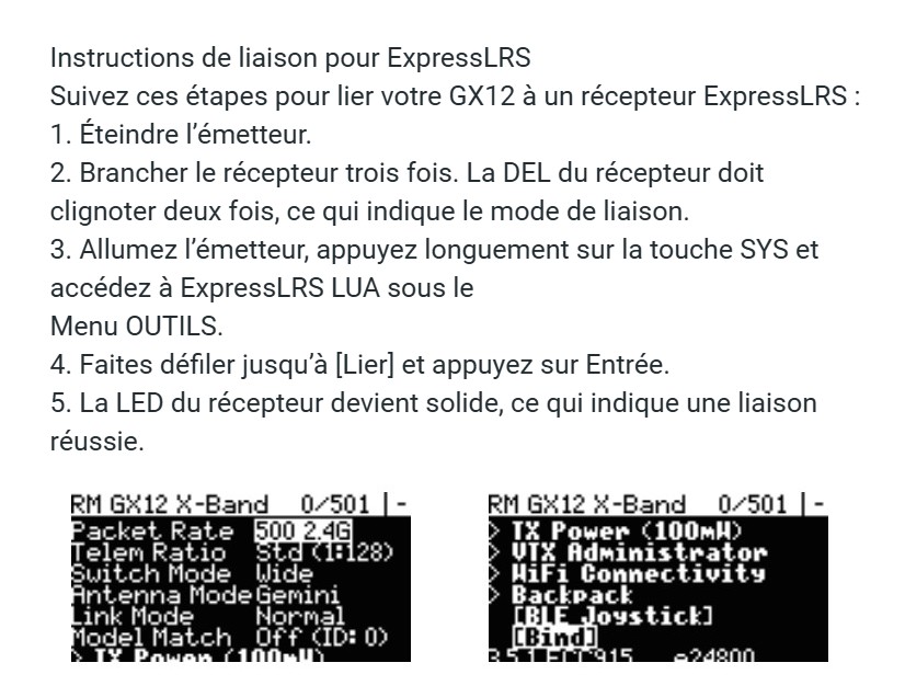 Méthode d'appairage